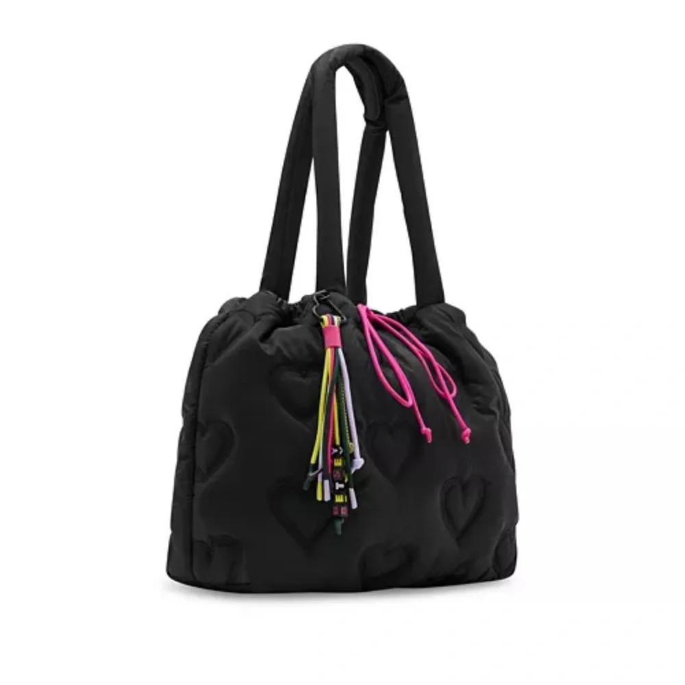 Betsey Johnson BUNGEE JUMP NYLON TOTE - Picture 4 of 5